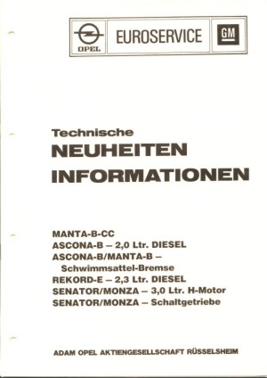 Technische Neuheiten