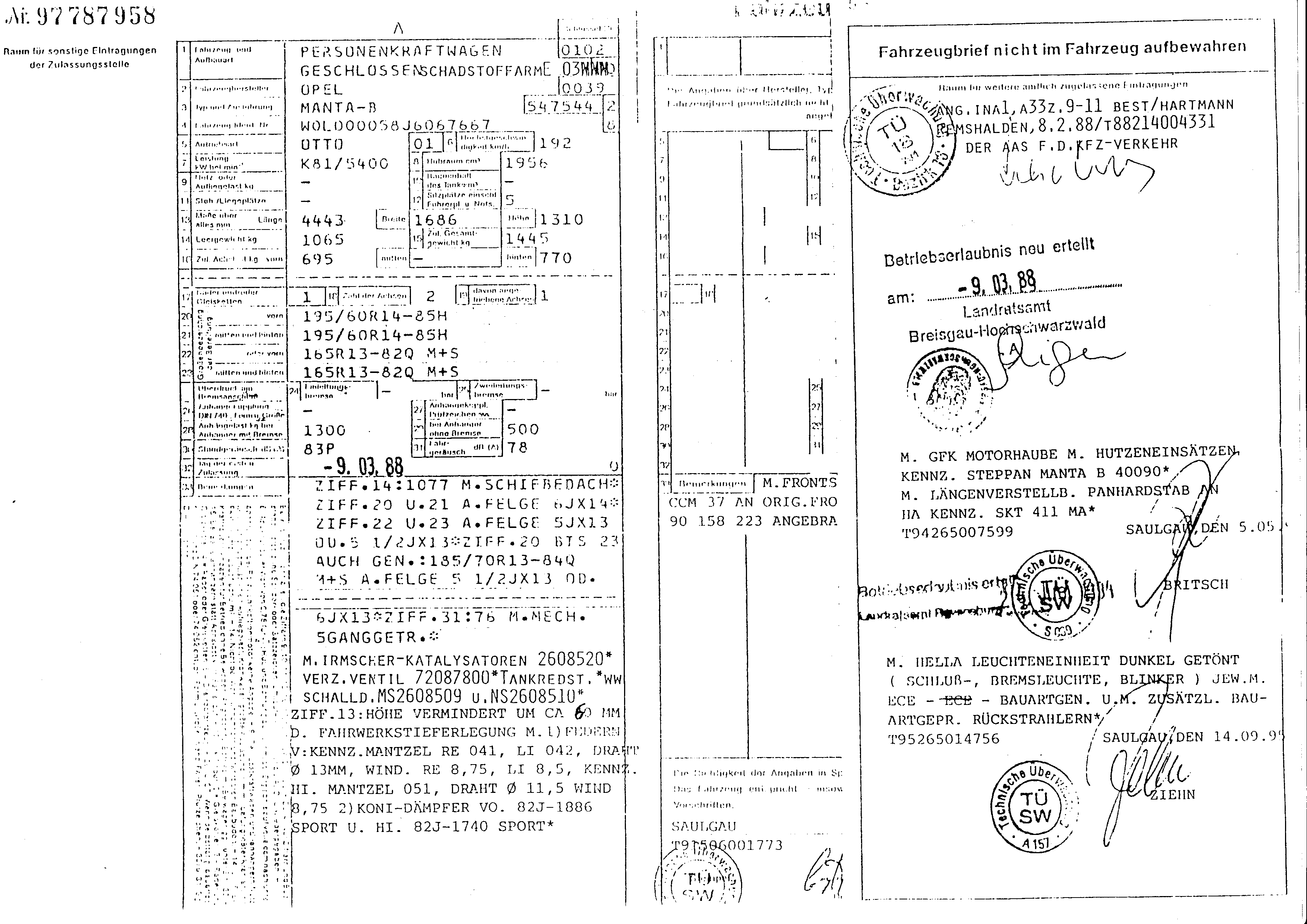 Fahrzeugbriefbrief 2
