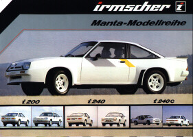 Irmscher Modellreihen Prospekt Vorderseite